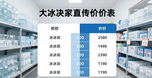 大冰块批发厂家怎么选？邯郸直供渠道靠谱吗