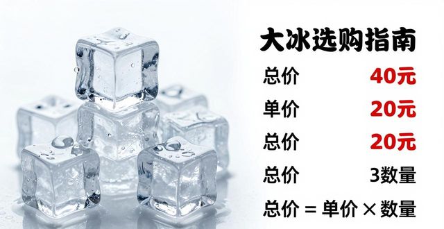 大冰块价格到底怎么算？邯郸冰块选购指南